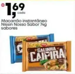 Frangolândia Macarrão instantâneo Nissin Nosso Sabor sabores oferta
