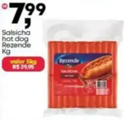 Frangolândia Salsicha hot dog Rezende oferta