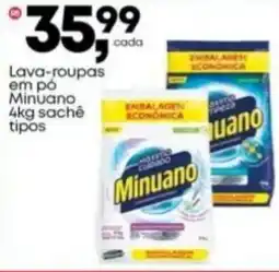 Frangolândia Lava-roupas em pó Minuano sachê tipos oferta