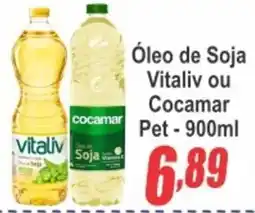 Serrano Supermercado Óleo de Soja Vitaliv ou Cocamar Pet oferta