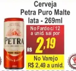 Serrano Supermercado Cerveja Petra Puro Malte lata oferta