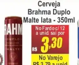 Serrano Supermercado Cerveja Brahma Duplo Malte lata oferta
