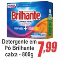 Serrano Supermercado Detergente em Pó Brilhante caixa oferta