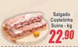 Serrano Supermercado Salgado Costelinha Suína oferta