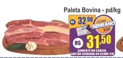 Serrano Supermercado Paleta Bovina oferta