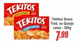 Serrano Supermercado Tekitos Seara Trad. ou Queijo caixa oferta