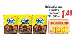 Serrano Supermercado Bebida Láctea Pirakids Chocolate TP oferta