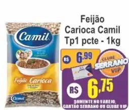 Serrano Supermercado Feijão Carioca Camil Tp1 pcte oferta
