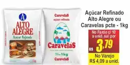 Serrano Supermercado Açúcar Refinado Alto Alegre ou Caravelas pcte oferta