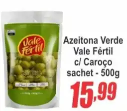 Serrano Supermercado Azeitona Verde Vale Fértil c/ Caroço sachet oferta