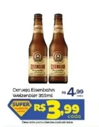 Super Lagoa Cerveja Eisenbahn Welzenbier 355ml oferta