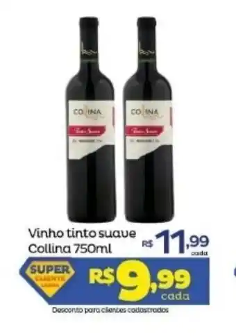 Super Lagoa Vinho Tinto Suave Collina 750ml oferta