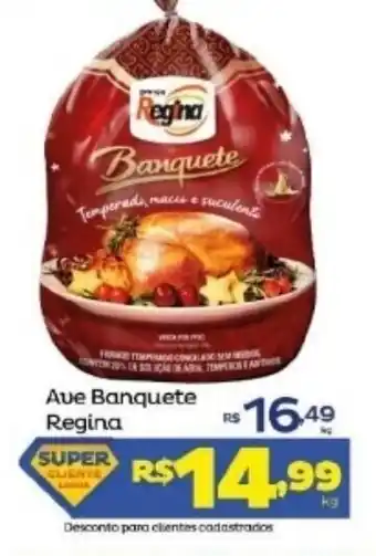 Super Lagoa Ave Banquete Regina 1kg oferta