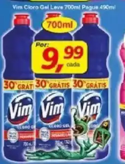 Supermercados Guanabara Vim Cloro Gel oferta