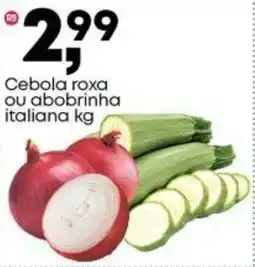 Frangolândia Cebola roxa ou abobrinha italiana oferta