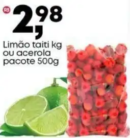 Frangolândia Limão taiti ou acerola pacote oferta