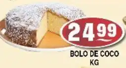 Supermercados Pague Menos Bolo de coco oferta
