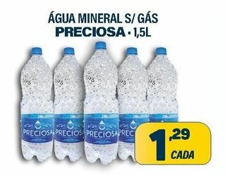 Dom Atacadista Agua Mineral s/ Gas Preciosa 1.5L oferta