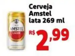 Mini Extra Cerveja Amstel lata oferta