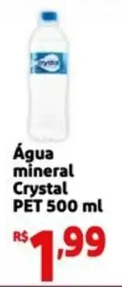 Mini Extra Água mineral Crystal PET oferta