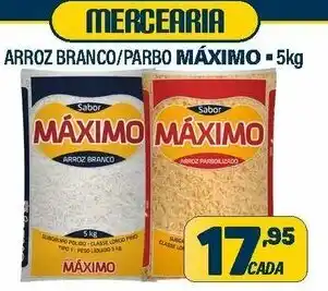 Dom Atacadista Arroz Branco/ Parbo Maxomo 5kg oferta