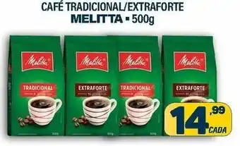Cafe Tradicional/ Extraforte Melitta 500g