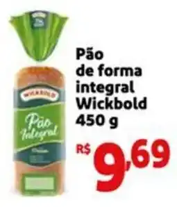 Mini Extra Pão de forma integral Wickbold oferta