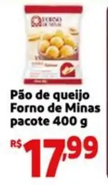 Mini Extra Pão de queijo Forno de Minas pacote oferta