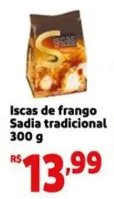 Mini Extra Iscas de frango Sadia tradicional oferta