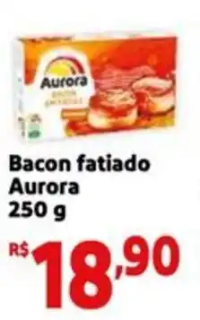 Mini Extra Bacon fatiado Aurora oferta