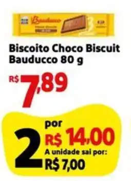 Mini Extra Biscoito Choco Biscuit Bauducco oferta