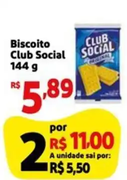 Mini Extra Biscoito Club Social oferta