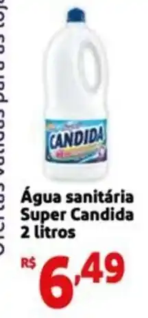 Mini Extra Água sanitária Limpador Super Candida oferta