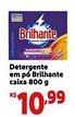 Mini Extra Detergente em pó Brilhante caixa oferta