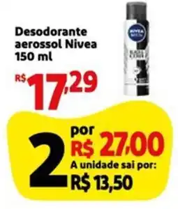 Mini Extra Desodorante aerossol Nivea oferta