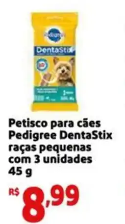 Petisco para cães Pedigree DentaStix raças pequenas