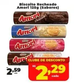 Rede uniforça Biscoito Recheado Amori oferta