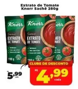 Rede uniforça Extrato de Tomate Knorr Sache oferta