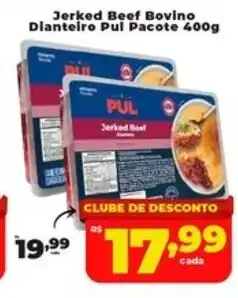 Rede uniforça Jerked Beef Bovino Dianteiro Pul Pacote oferta