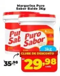 Rede uniforça Margarina Puro Sabor Balde oferta