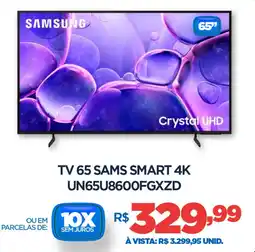 DB Supermercados Tv 65 Samsung smart 4K UN65U8600FGXZD oferta
