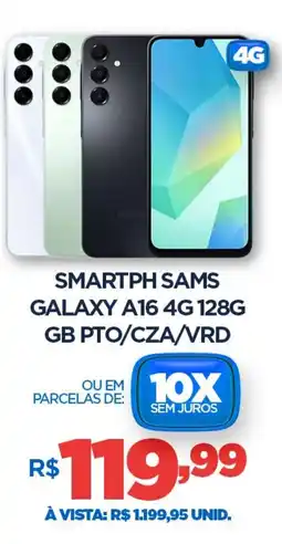 DB Supermercados Smartph sams galaxy A16 4G 128G GB PTO/CZA/VRD oferta