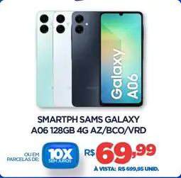 DB Supermercados Smartph sams galaxy A06 128GB 4G AZ/BCO/VRD oferta