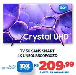 DB Supermercados Tv 50 sams smart 4K UN50U8600FGXZD oferta