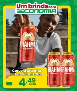 Rede Economia Cerveja Brahma Pilsen Latão oferta