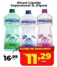 Rede uniforça Álcool Líquido Coperalcool (Tipos) oferta
