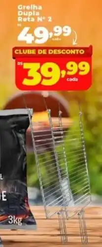 Rede uniforça Grelha Dupla Reta Nº 2 oferta