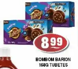 Supermercados Pague Menos Bombom barion tubetes oferta