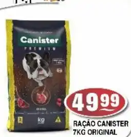 Supermercados Pague Menos Ração canister original oferta