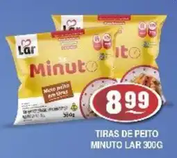 Supermercados Pague Menos Tiras de peito minuto lar oferta